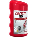 חוט טפלון מקצועי לאיטם צנרת - LOCTITE 55 - גליל 160 מטר