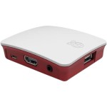 קופסת זיווד PI-CASE עבור +RASPBERRY PI 3 A - אדום / לבן