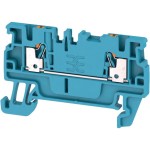 מחבר טרמינל בלוק לפס דין - 2WAY , 1.5MM² , 17.5A , 500V , BLUE