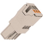 מחבר טרמינל בלוק - 3WAY , 2.5MM² , 24A , 800V , GREY