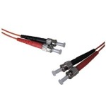 מגשר אופטי - DUPLEX MULTIMODE OM2 - ST-ST 2M