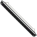 פאץ' פאנל - CP30181 - 1U 16 PORT - XLR (M) - M3 HOLES