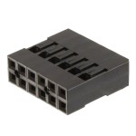 מחבר MOLEX לחיצה לכבל - סדרה 2226 - שתי שורות 10 מגעים