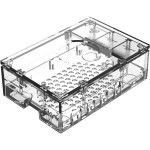 קופסת זיווד - RASPBERRY PI 4 PREMIUM CASE - CLEAR