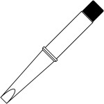 ראש למלחם - WELLER CT6 C7 - 3.2MM CHISEL