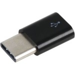 מתאם שחור - MICRO USB TYPE C עבור RASPERRY PI 4