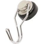 מגנט - NEODYMIUM POT WITH SW HOOK - BLACK - 32MM X 15MM