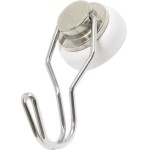 מגנט - NEODYMIUM POT WITH SW HOOK - WHITE - 36MM X 15MM