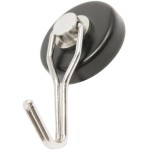 מגנט - NEODYMIUM POT WITH SW HOOK - RUBBER - 36MM X 15MM