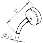 ראש לידית מלחם (אוויר חם) - ERSA 0472DR - BENT 1.7MM