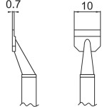 ראש מלחם (פינצטה חמה) - HAKKO T16-1007 - SOP 10MM