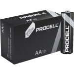 10 סוללות אלקליין - AA 1.5V - DURACELL PROCELL INDUSTRIAL