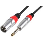 כבל הגברה - PULSE PLS00468 - XLR 3P (M) ~ PL ST (M) - 1M