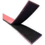 גליל ולקרו דביק שחור - VELCRO AL - HOOK & LOOP 25MM X 1M