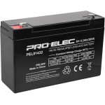 מצבר עופרת נטען - PRO ELEC ES6-12 - 6V 12AH