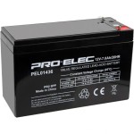 מצבר עופרת נטען - PRO ELEC ES12-7 - 12V 7AH