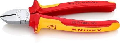 קטר מבודד 180mm - תקן VDE - דגם KNIPEX 70 06 180