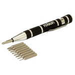 מברג עם 9 ראשים מתחלפים - Precision Screwdriver Bit Set