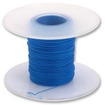 כבל WIREWRAP מקצועי - 30AWG - גליל 100M - בידוד כחול