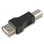 מתאם (USB A (F) - B (M