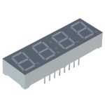 תצוגת 7SEGMENT כתומה - ארבע ספרות - 14.22MM