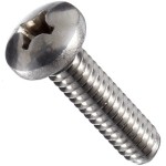 ברגים מפלדה - ראש עגול - פיליפס - M2 X 12MM