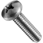 ברגים מנירוסטה - ראש עגול - פיליפס - M2 X 6MM