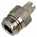 מתאם קואקסיאלי - N TYPE SOCKET - SMA PLUG