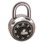 מנעול חוגה 3 ספרות (קומבינציה) - KASP SECURITY - 48MM