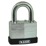 מנעול תלייה מקצועי עם למינציה - KASP SECURITY - 30MM