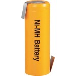 סוללה נטענת עם תגיות הלחמה - A - 1.2V 2050MAH