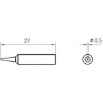 ראש למלחם - WELLER XNT-1 - 0.5MM ROUND