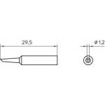 ראש למלחם - WELLER XNT-4 - 1.2MM CHISEL