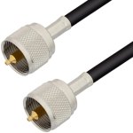 כבל קואקסיאלי - UHF (M) ~ UHF (M) - RG58 - 1.5M