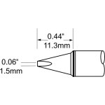 ראש לידית מלחם - METCAL SCV-CH15A - CHISEL 1.5MM