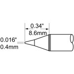 ראש לידית מלחם - METCAL SCP-CN04 - CONICAL 0.4MM