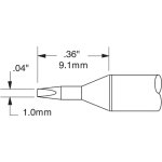 ראש לידית מלחם - METCAL SSC-771A - CHISEL 1MM