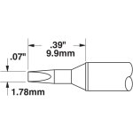 ראש לידית מלחם - METCAL STTC-137 - CHISEL 1.78MM