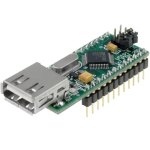 מודול פיתוח - VDIP1 , USB HOST CONTROLLER , VNC1L