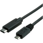 כבל 2M - USB3.1 C(M) ~ MICRO USB2.0 B(M) - USB