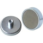 מגנט - FERRITE SHALLOW POT T/H - M3 - 6MM X 20MM