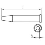 ראש למלחם - WELLER XT CS - ROUND 3.2MM