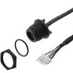 כבל תעשייתי USB - נקבה MINI B ← זכר PX0446 - MOLEX