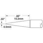 ראש לידית מלחם - METCAL CVC-9CN0005A - CONICAL 0.5MM