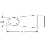 ראש לידית מלחם - METCAL SMC-6HF0030V - HOOF 3.0MM