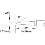 ראש לידית מלחם - METCAL SMC-7HF6015S - HOOF 60º 1.5MM