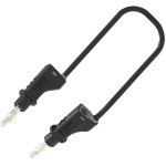 כבל בדיקה שחור - TENMA 72-13738 , 4MM PLUG , 1M