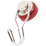 מגנט - NEODYMIUM POT WITH SW HOOK - RED - 40MM X 15MM