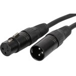 כבל הגברה - PULSE PLS00291 - XLR 3P (M) ~ XLR 3P (F) - 0.75M