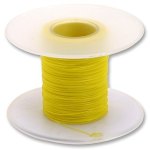 כבל WIREWRAP מקצועי - 30AWG - גליל 100M - בידוד צהוב